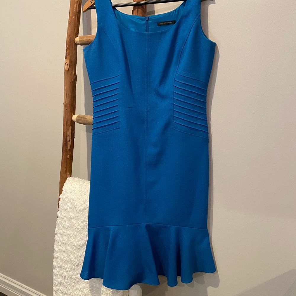 Woman’s David Meister teal dress size 12